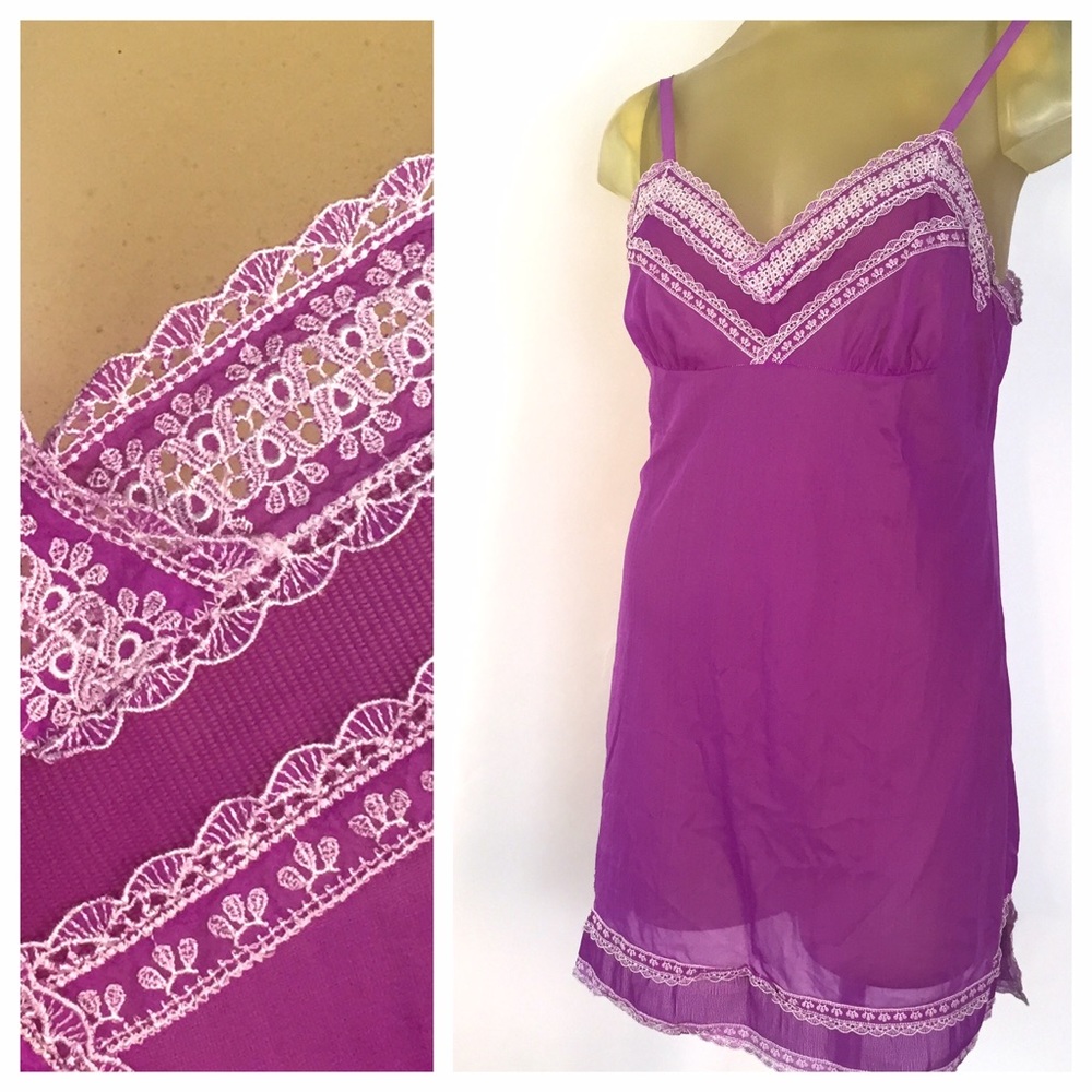 Vintage Purple Slip Dress